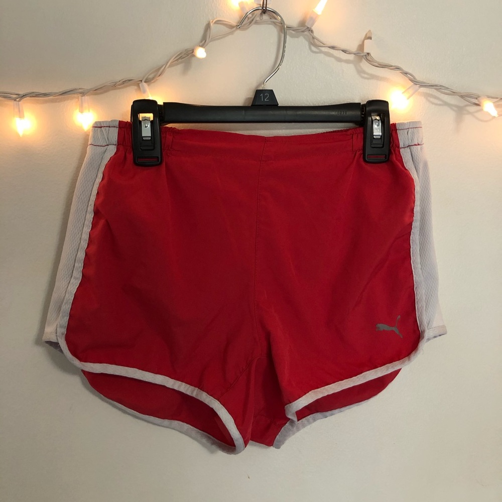 Puma Red Shorts